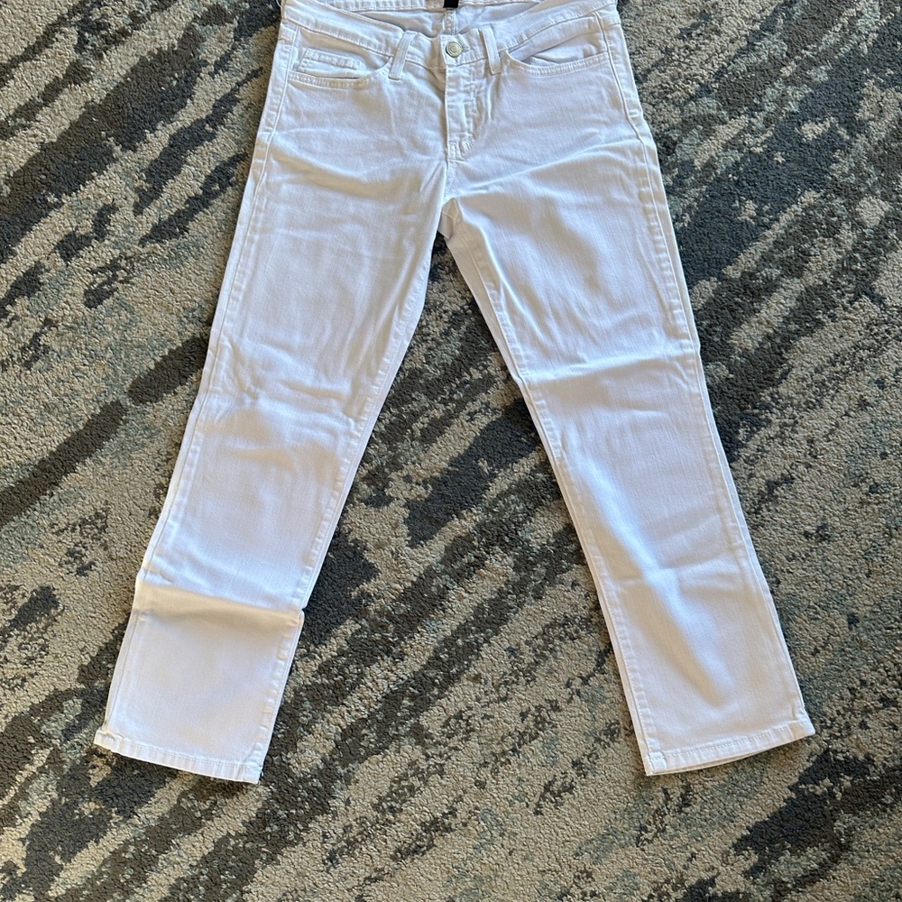 Flying Monkey Women's Straight Leg White Jeans